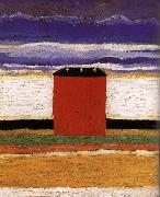 Kasimir Malevich Red House oil painting artist
